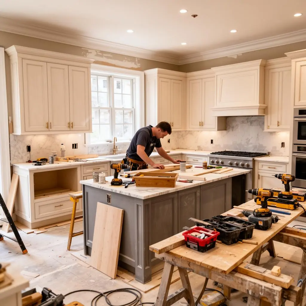 Mastaba Kitchen and Bathroom Remodeling team at work